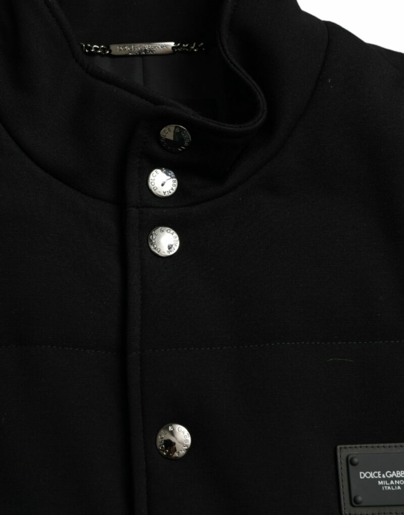 Dolce & Gabbana Elegant Black Sleeveless Vest Jacket - Image 5