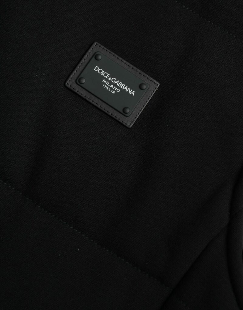 Dolce & Gabbana Elegant Black Sleeveless Vest Jacket - Image 6