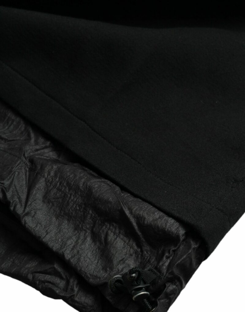 Dolce & Gabbana Elegant Black Hooded Pullover Sweater - Image 8