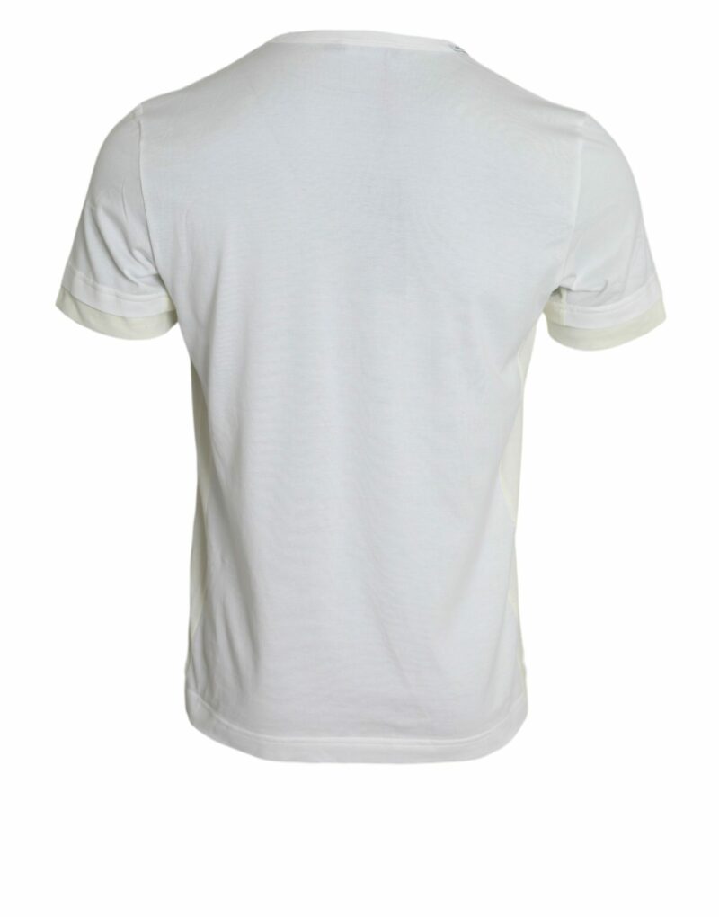 Dolce & Gabbana Elegant White Crew Neck Cotton Tee - Image 2