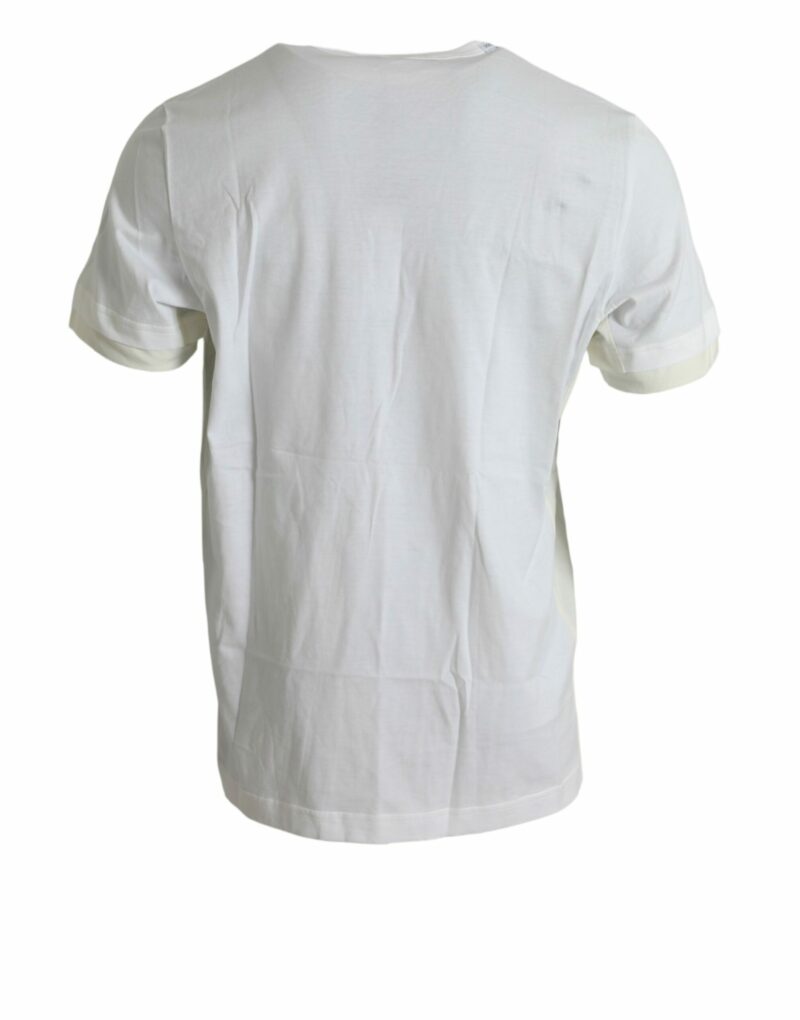 Dolce & Gabbana Elegant White Crew Neck Cotton Tee - Image 2