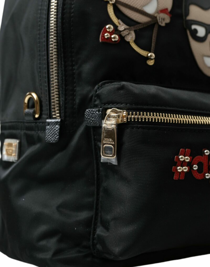 Dolce & Gabbana Elegant Embellished Black Backpack - Image 5