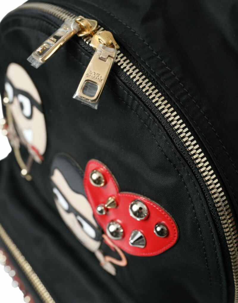 Dolce & Gabbana Elegant Embellished Black Backpack - Image 7