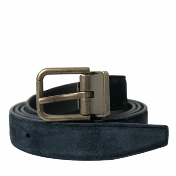 Dolce & Gabbana Elegant Suede Calf Leather Belt