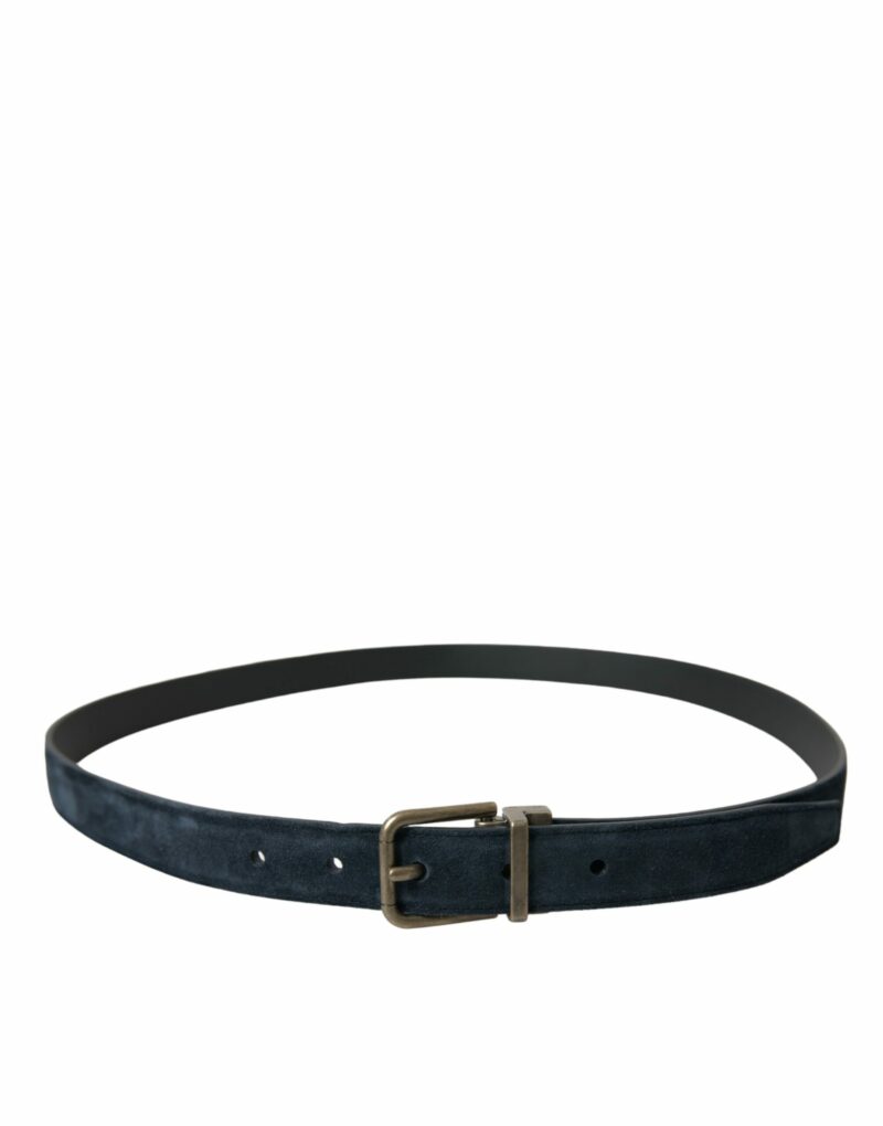 Dolce & Gabbana Elegant Suede Calf Leather Belt - Image 2