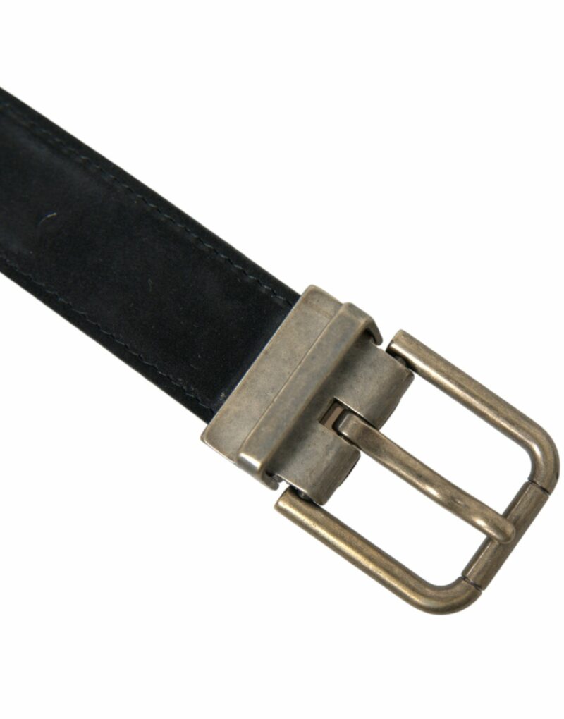 Dolce & Gabbana Elegant Suede Calf Leather Belt - Image 5