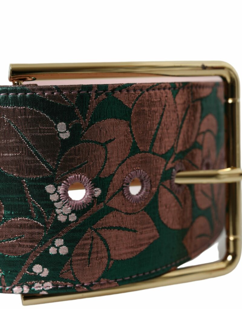 Dolce & Gabbana Multicolor High-Waist Statement Belt - Image 4