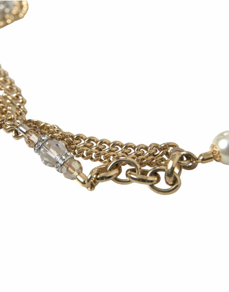 Dolce & Gabbana Elegant Crystal Bounce Waist Belt - Image 2