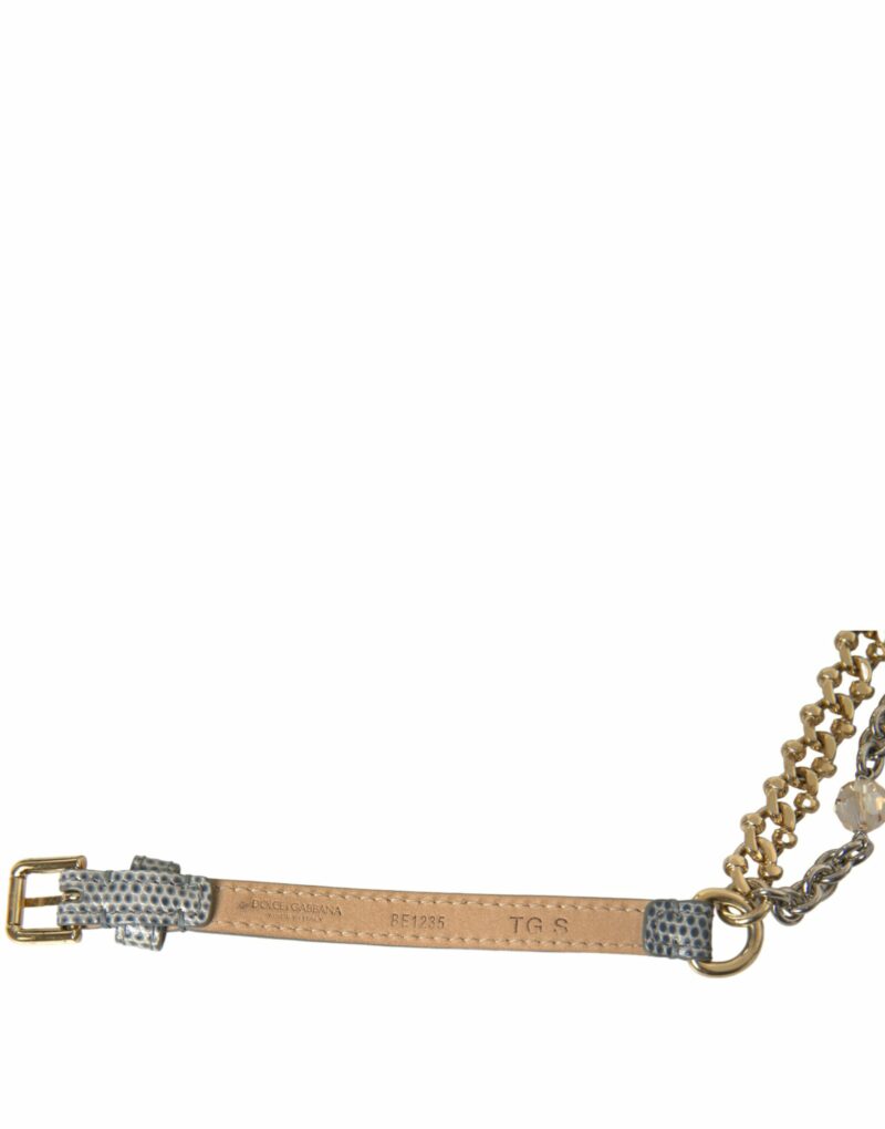 Dolce & Gabbana Elegant Crystal Bounce Waist Belt - Image 4