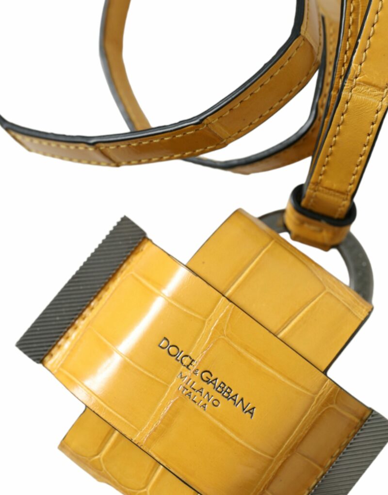 Dolce & Gabbana Exquisite Alligator Leather Key Holder - Image 2