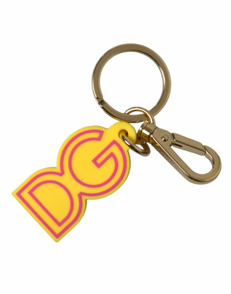 Dolce & Gabbana Chic Yellow Gold Keychain Charm - Image 2