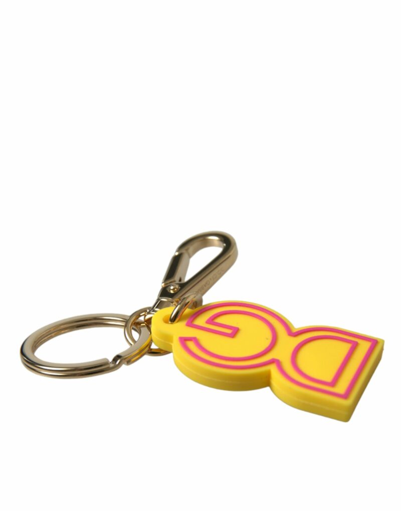 Dolce & Gabbana Chic Yellow Gold Keychain Charm - Image 4