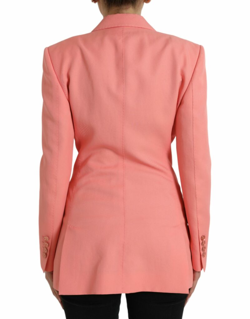 Dolce & Gabbana Chic Pink Peak Lapel Blazer - Image 3