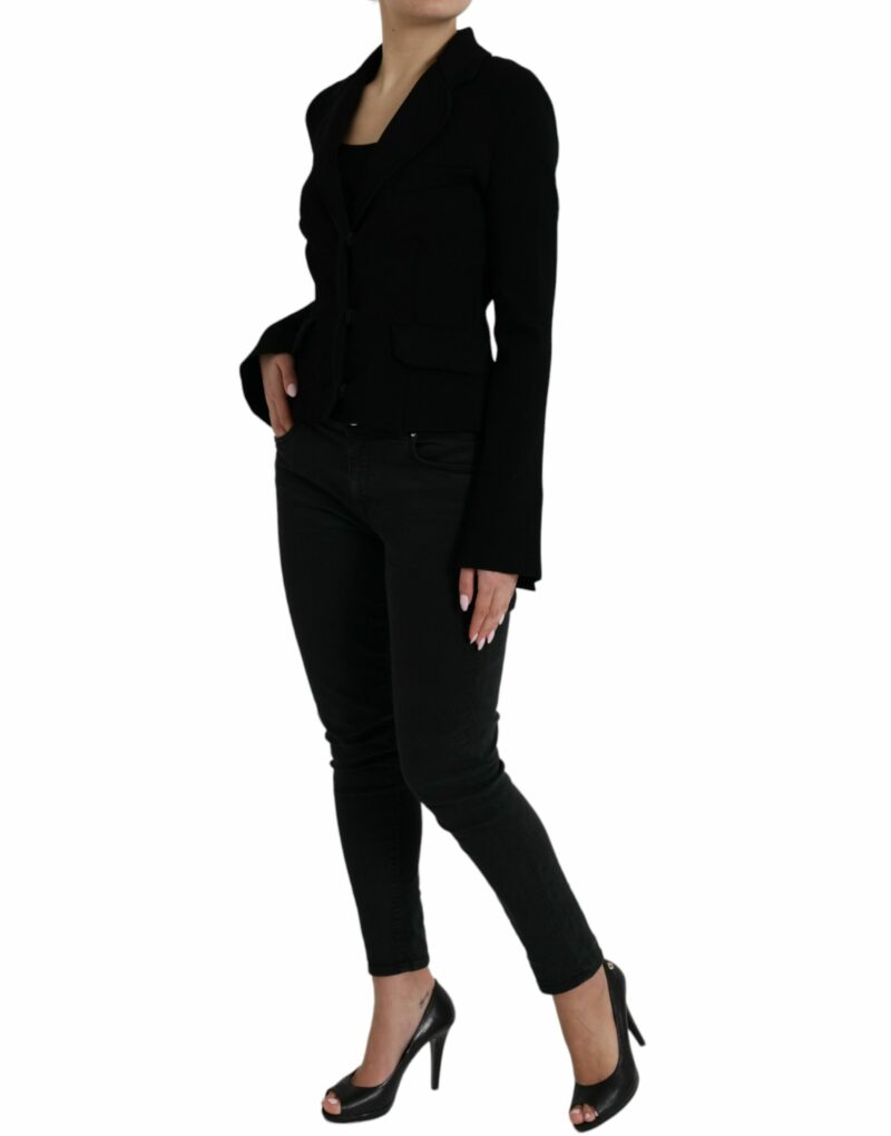 Dolce & Gabbana Elegant Black Designer Blazer for Women - Image 2