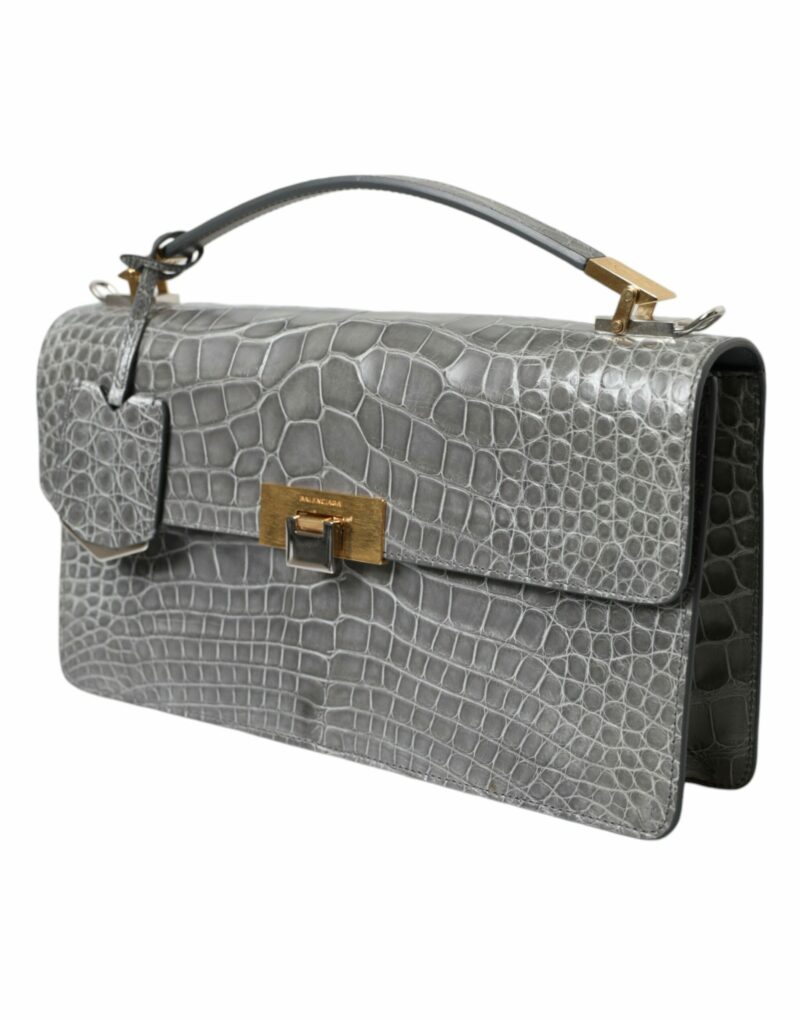 Balenciaga Alligator Leather Medium Shoulder Bag - Image 2