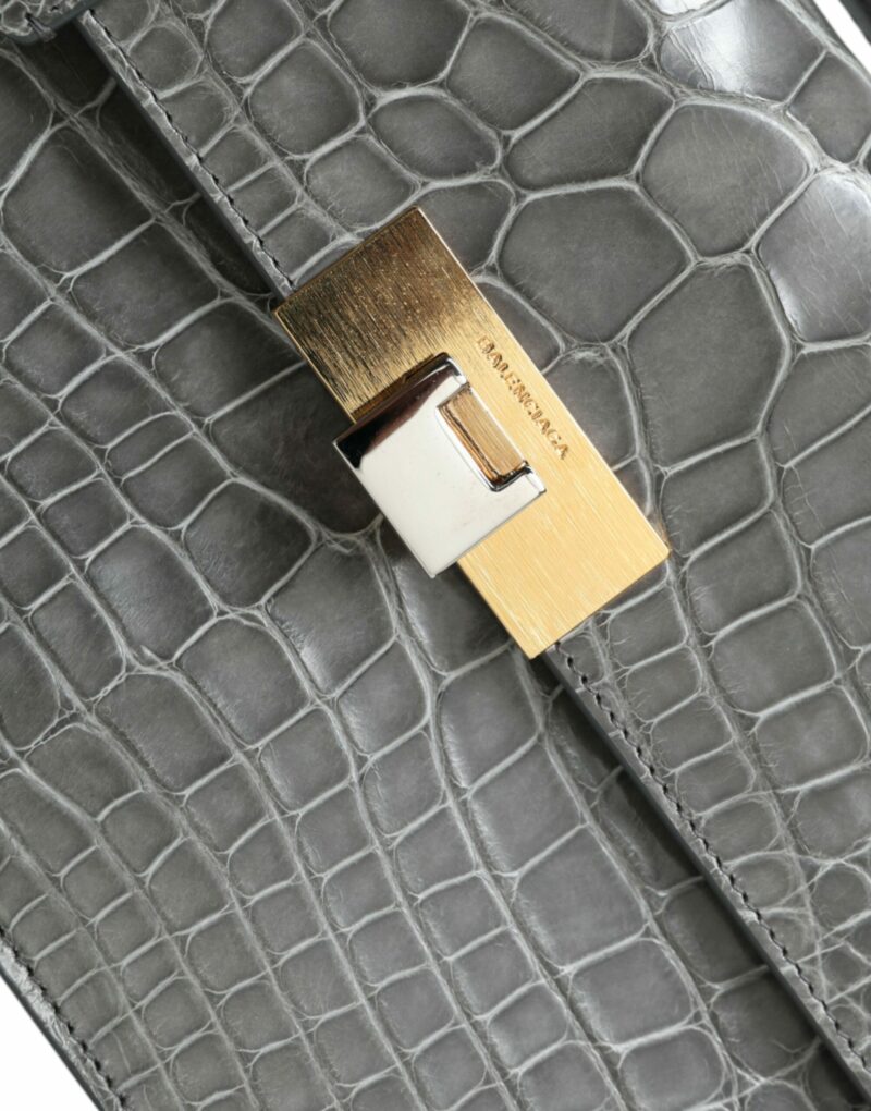Balenciaga Alligator Leather Medium Shoulder Bag - Image 5