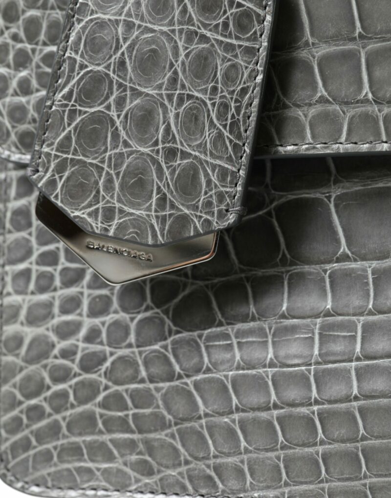 Balenciaga Alligator Leather Medium Shoulder Bag - Image 6