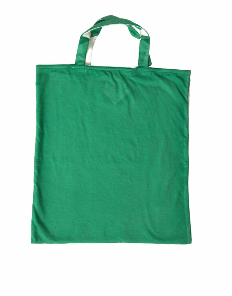 Prada Elegant Green Fabric Tote Bag - Image 3