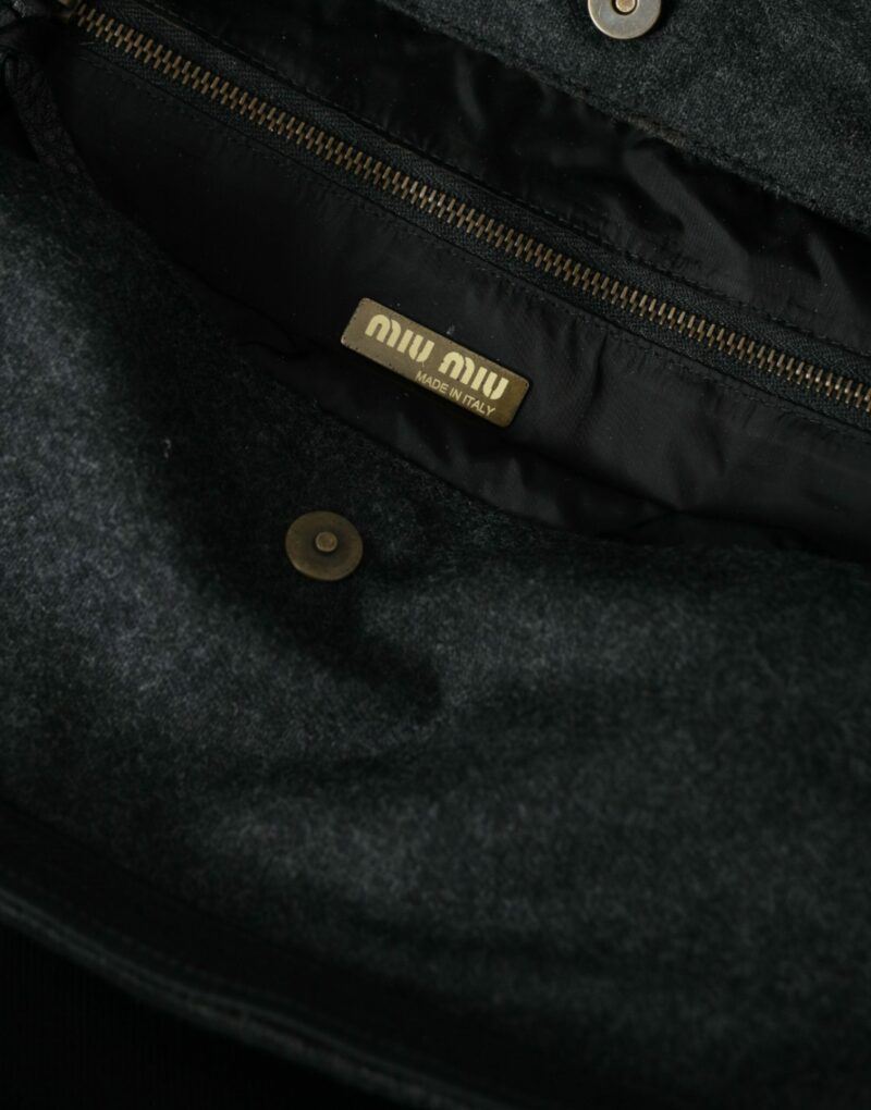 Miu Miu Chic Black Denim Tote for Everyday Elegance - Image 5