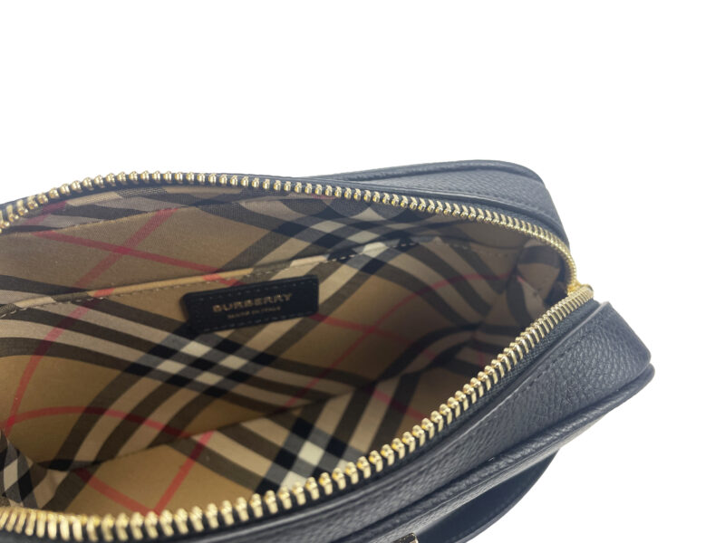 Burberry Small Leather Camera Crossbody TB Logo Bag - Image 2