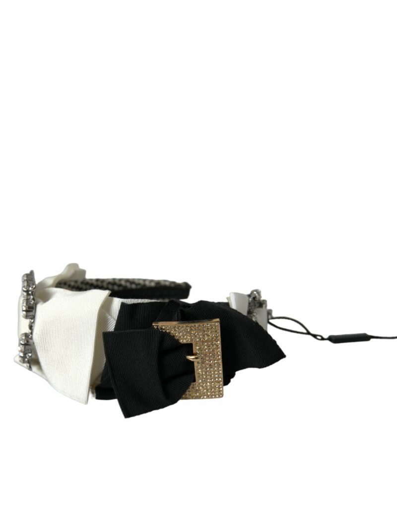Dolce & Gabbana Multicolor Crystal Embellished Women Headband Diadem - Image 2