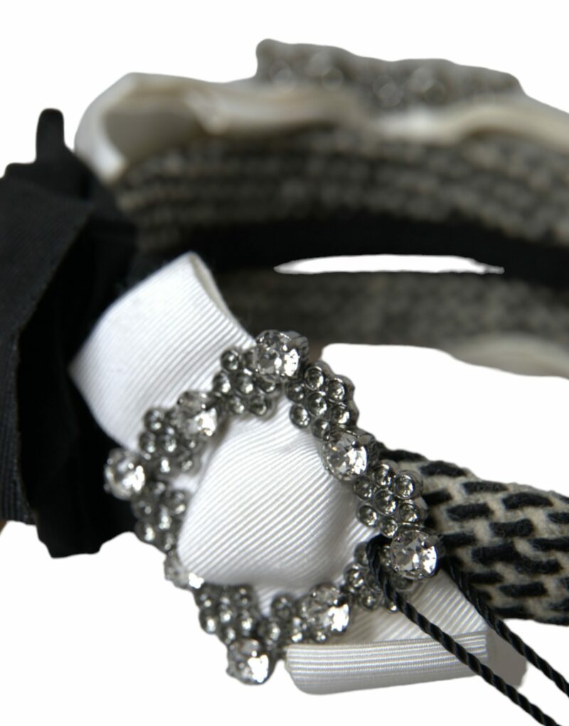 Dolce & Gabbana Multicolor Crystal Embellished Women Headband Diadem - Image 4