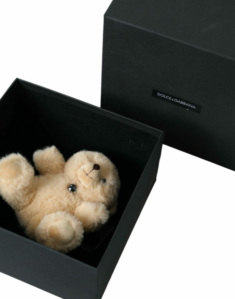Dolce & Gabbana Beige Teddy Bear Mesh Net Band Hair Clip - Image 7