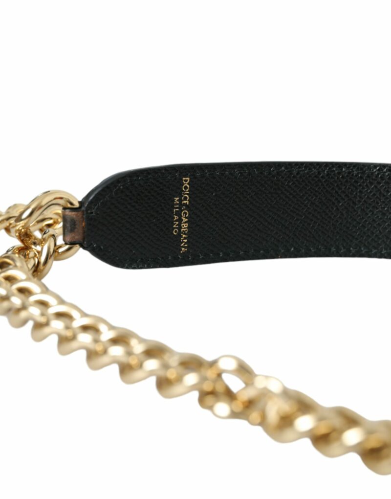 Dolce & Gabbana Brown Leopard Handbag Accessory Shoulder Strap - Image 4