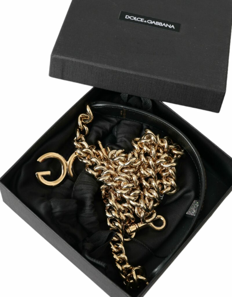 Dolce & Gabbana Brown Leopard Handbag Accessory Shoulder Strap - Image 7