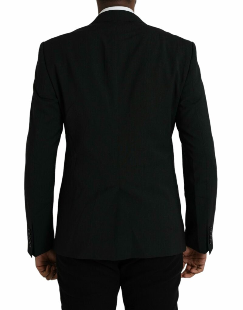 Dolce & Gabbana Blue MARTINI Shawl Single Breasted Blazer - Image 3