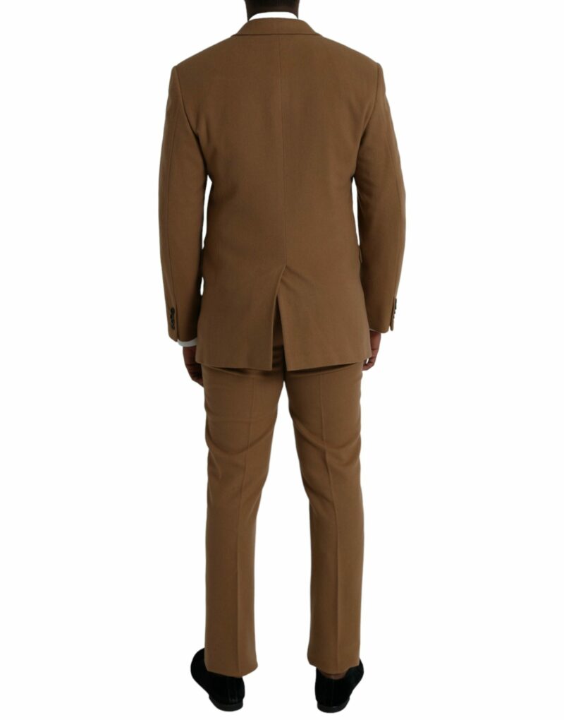 Prada Brown Cashmere 2 Piece Single Breasted Suit - Image 4