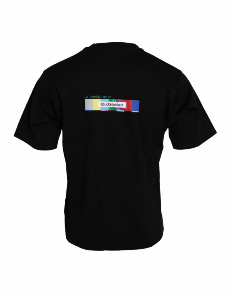 Dolce & Gabbana Black With Love Always Crew Neck Top T-shirt - Image 2