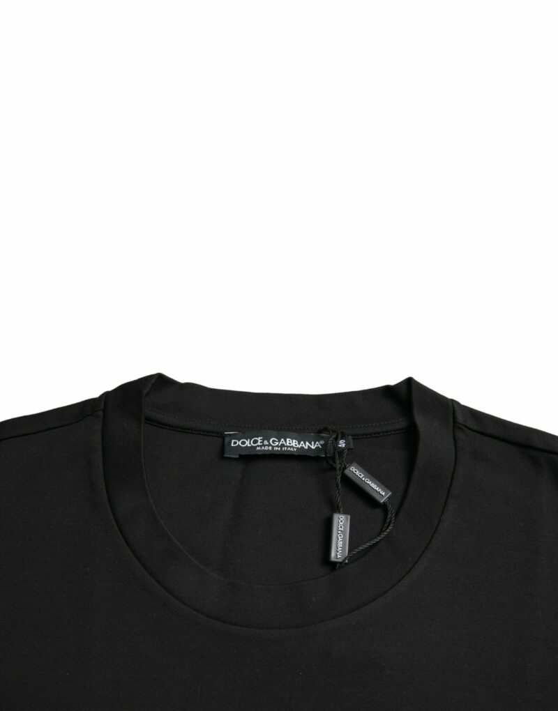 Dolce & Gabbana Black With Love Always Crew Neck Top T-shirt - Image 3