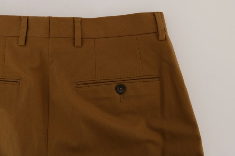 Dolce & Gabbana Elegant Brown Formal Trousers for Men - Image 5