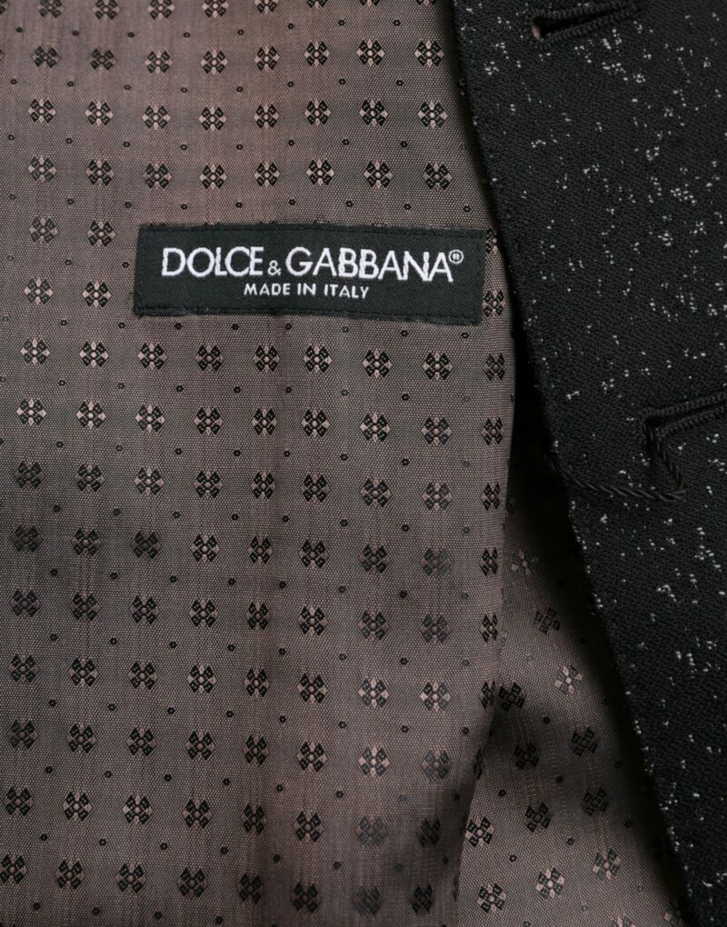 Dolce & Gabbana Black Brown Silk Waistcoat Dress Formal Vest - Image 6