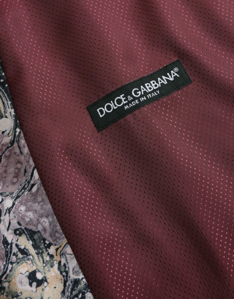 Dolce & Gabbana Multicolor Galaxy Silk Waistcoat Formal Vest - Image 7