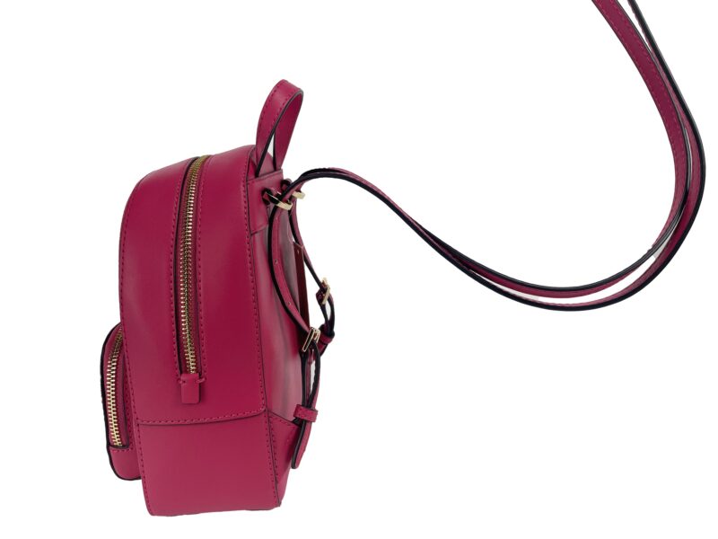 Michael Kors Jaycee Mini XS Pebbled Leather Zip Pocket Backpack Bag - Image 2