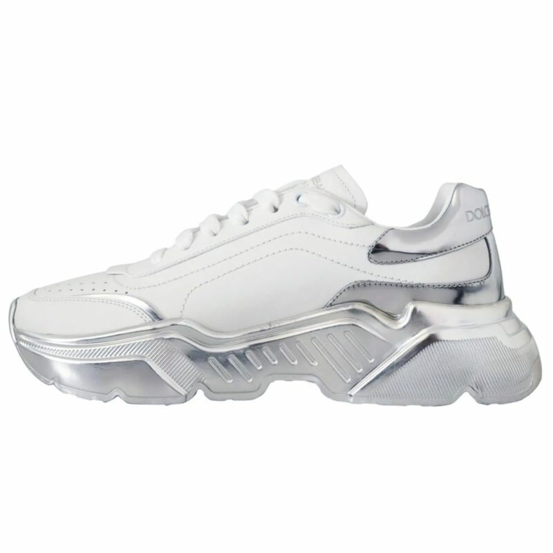Dolce & Gabbana White Calfskin Men Sneaker - Image 2