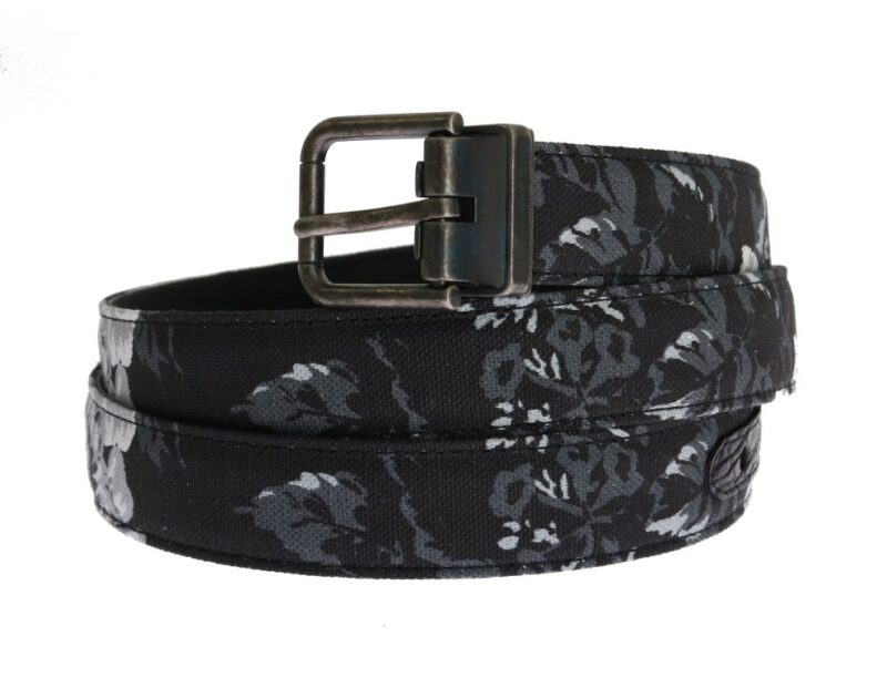 Dolce & Gabbana Elegant Floral Patterned Men's Luxury Belt - Image 2