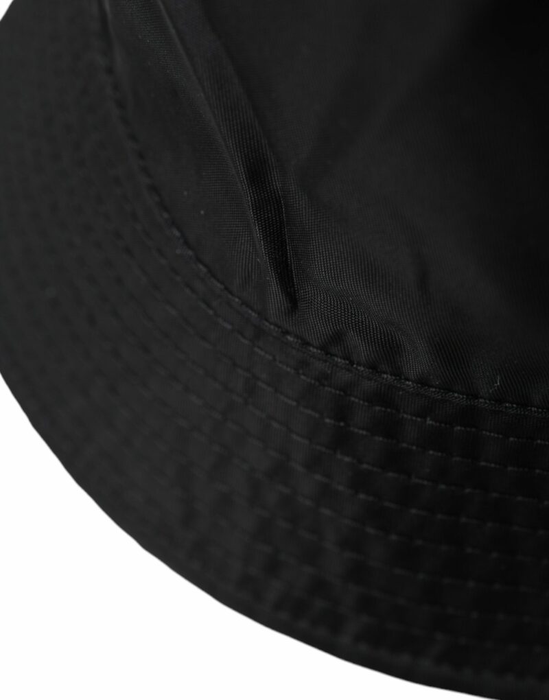Dolce & Gabbana Black Wide Brim Cap Bucket Hat Men - Image 3