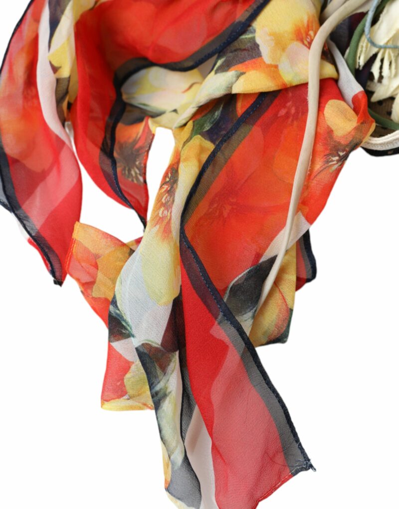Dolce & Gabbana Multicolor Fantasy Wide Brim Floppy Hat - Image 3