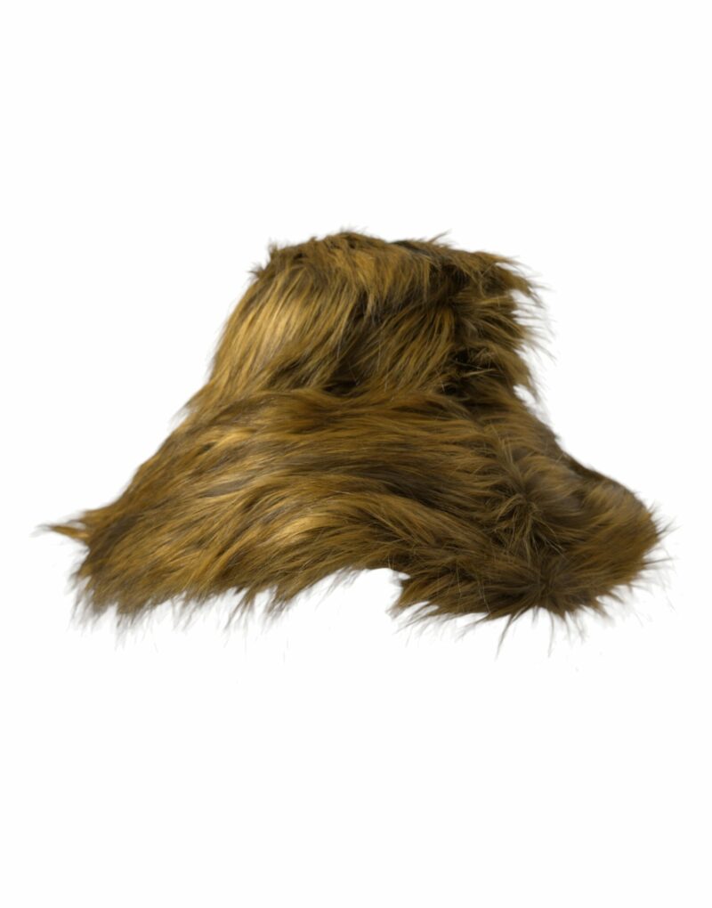 Dolce & Gabbana Brown Modacrylic Faux Fur Bucket Hat - Image 2