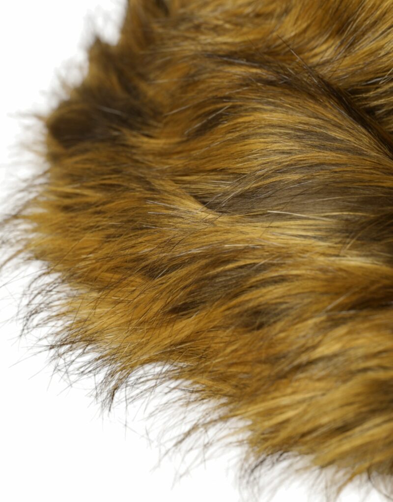 Dolce & Gabbana Brown Modacrylic Faux Fur Bucket Hat - Image 4