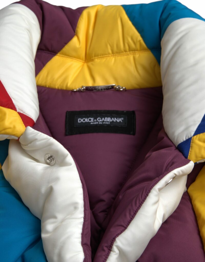 Dolce & Gabbana Multicolor Windbreaker Puffer Jacket Men - Image 7