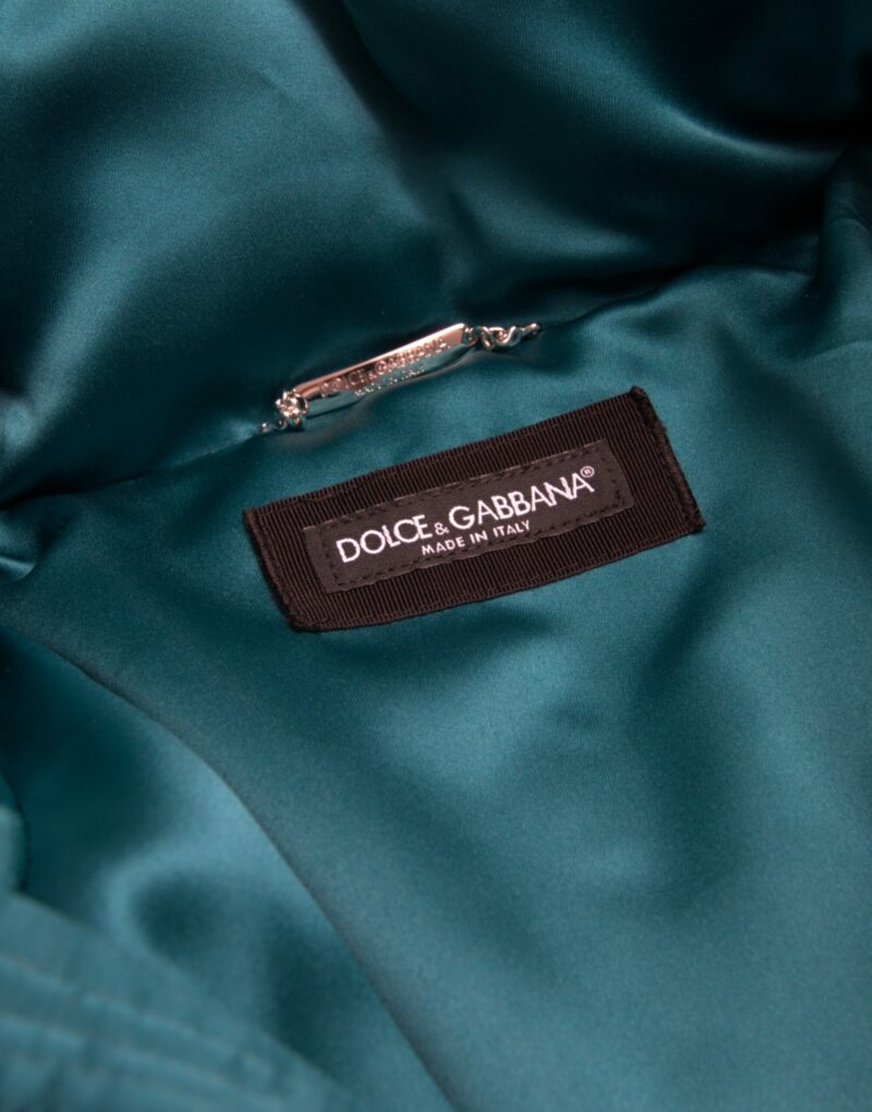 Dolce & Gabbana Multicolor Floral Windbreaker Puffer Jacket - Image 7