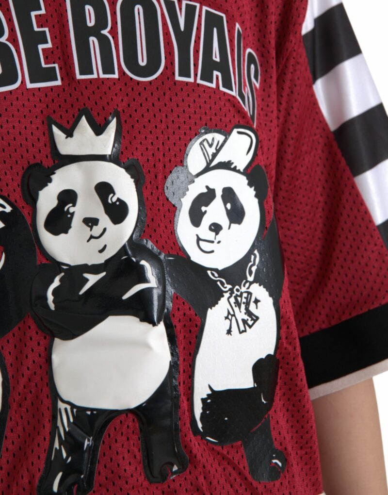 Dolce & Gabbana Multicolor Royals Panda Oversized T-shirt - Image 7
