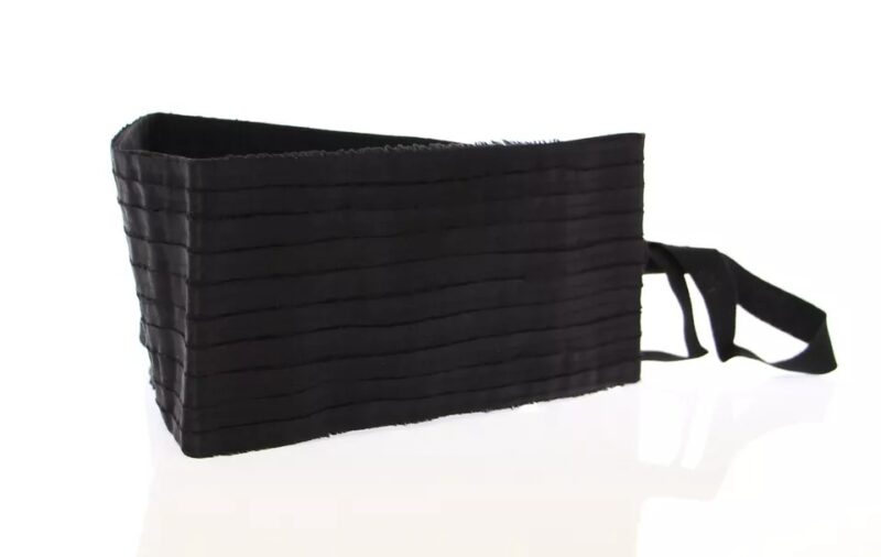 Dolce & Gabbana Black Silk Womens Waist Cummerbund - Image 2