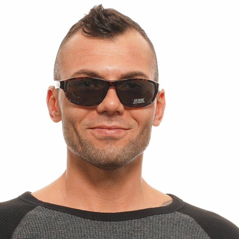 Guess Brown Unisex Sunglasses - Image 5