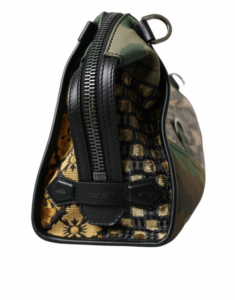 Dolce & Gabbana Multicolor Camouflage Patchwork Crossbody Bag - Image 3