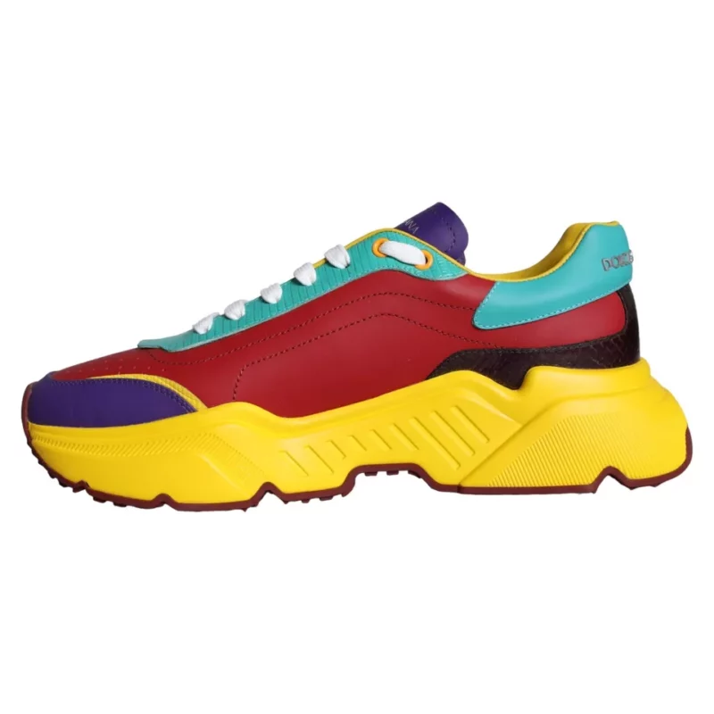 Dolce & Gabbana Multicolor Daymaster Low Top Sneakers Shoes - Image 2